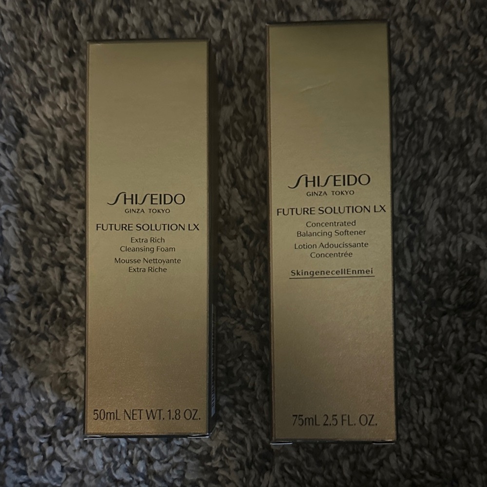 Shiseido Future Solution LX Set - Cleansing Foam & Softener - New/Sealed